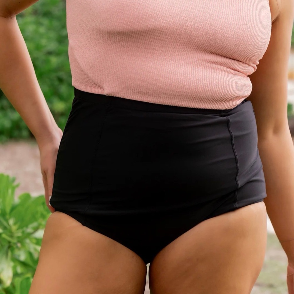 Coral Reef at the Beach Swim Bottoms XXL